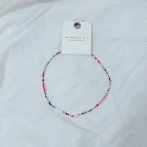 Altered state beaded pearl necklace